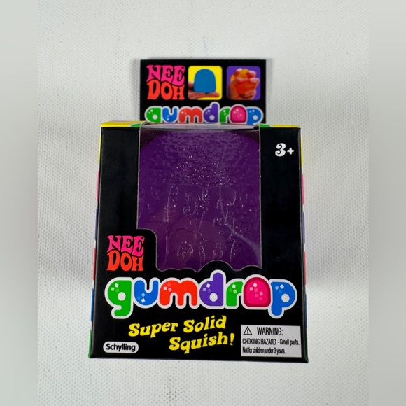 Schylling Other - Nee Doh Gum Drop Squishy - Purple Needoh Gumdrop Viral TikTok Stress Relief Toy